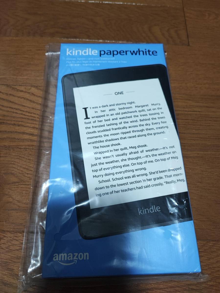  new goods unused Kindle Paperwhite gold dollar paper white no. 10 generation wifi 32GB black waterproof function installing E-reader 