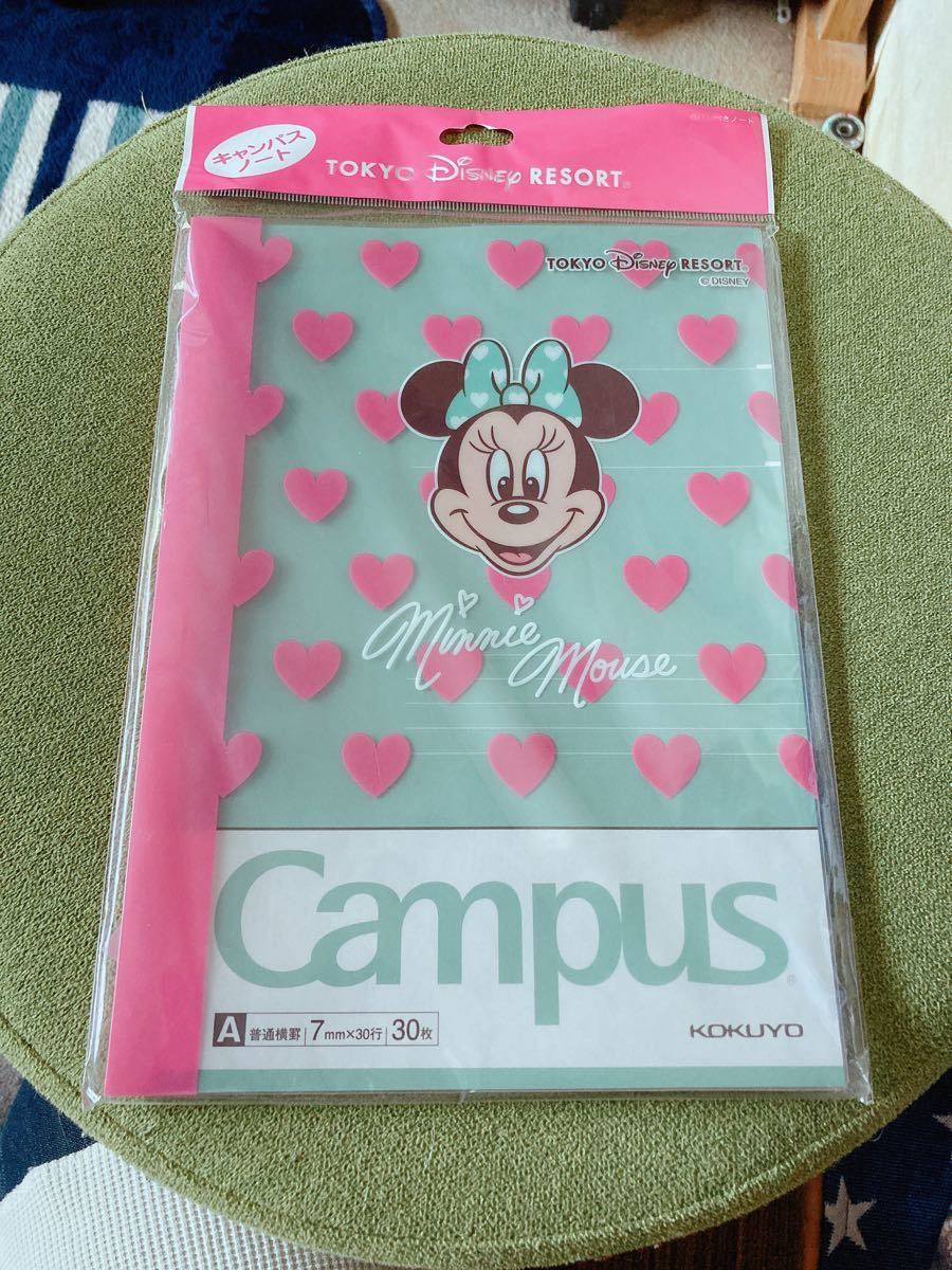 ディズニー　ノート　カバー付き　Campus　カラフルフェイス　ミニー（ミニーマウス）東京 ディズニーリゾー