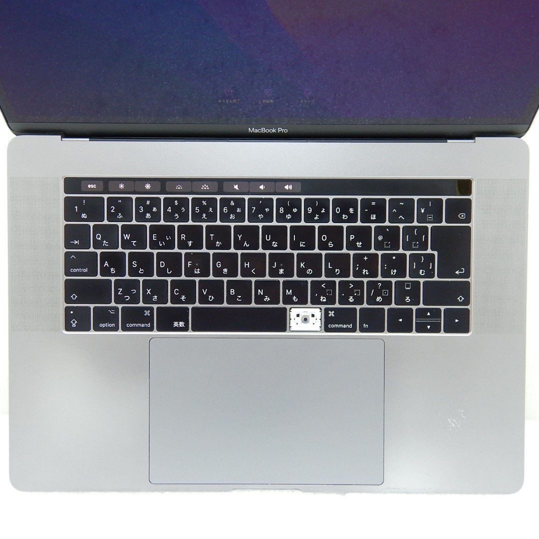 【1円開始】Apple MacBook Pro 15-inch 2017 Radeon Pro 560 搭載 Core i7 16GB SSD1TB 15.4インチ 日本語キー Monterey ノートPC ジャンク_画像3