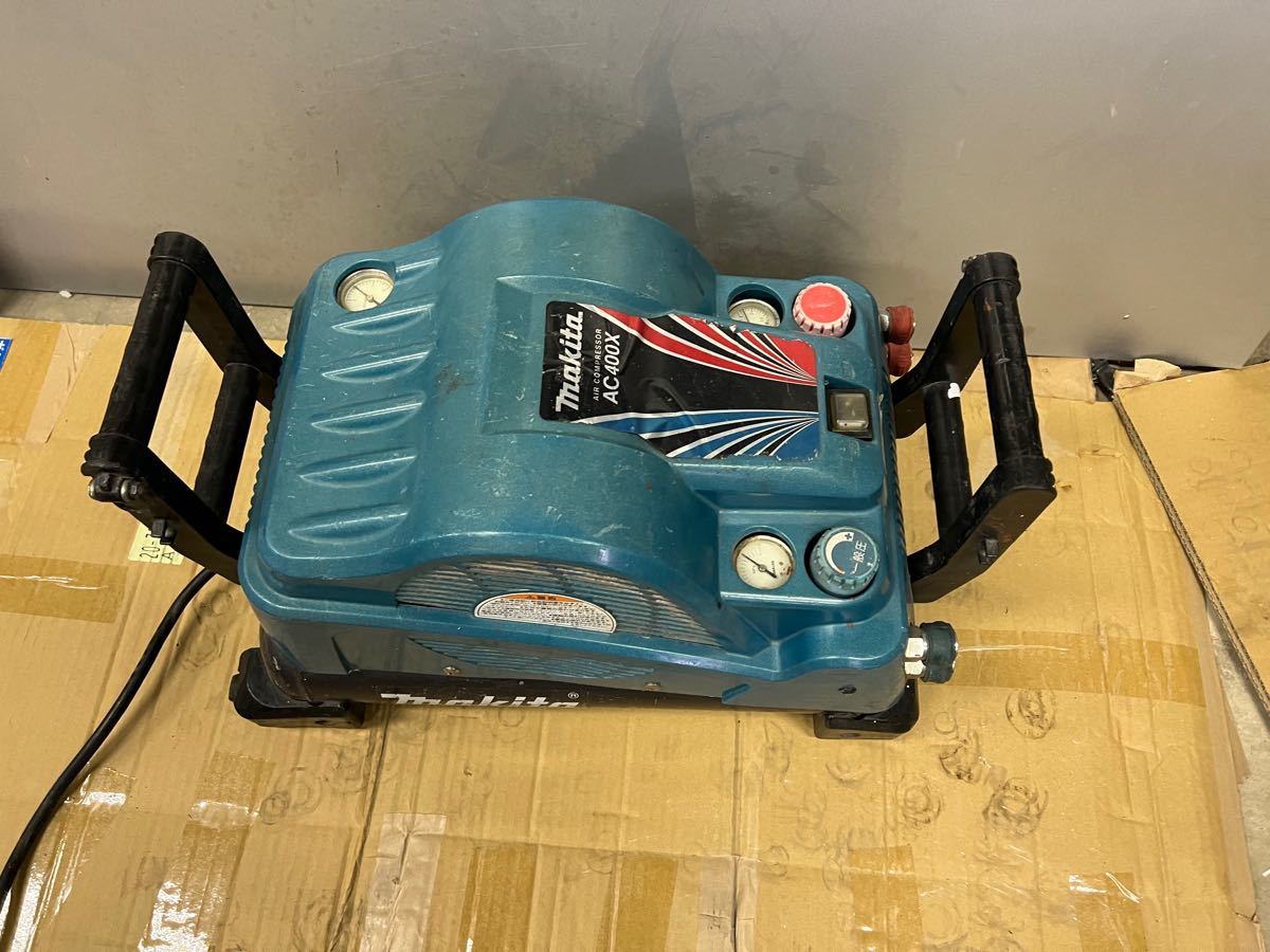 良品 満タン3分50秒 高圧 マキタAC400X エアーコンプレッサ
