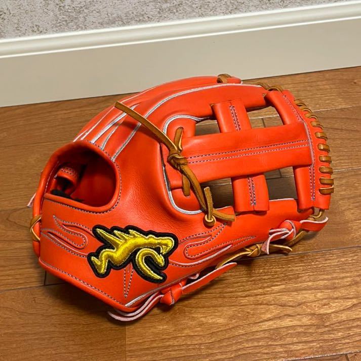 RYU リュウ キップ 硬式内野用グローブ KIC グラブ クロスウェブ使用
