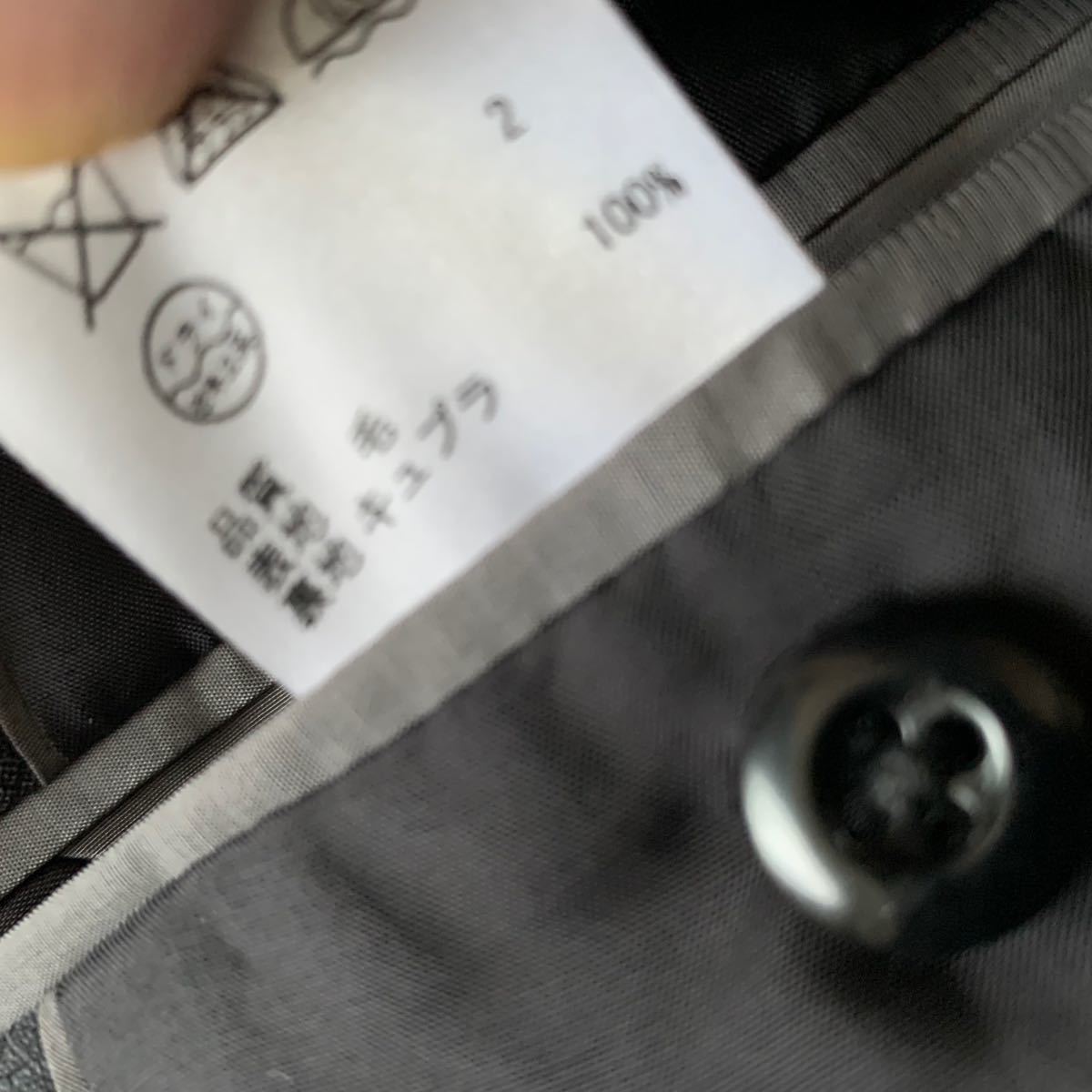 Calvin Klein/艶消し黒/ウールスーツ lram-fgr.ma