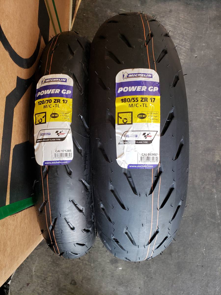 ミシュラン パワーGP 120/70 180/55 前後セット 新品 Michelin Power