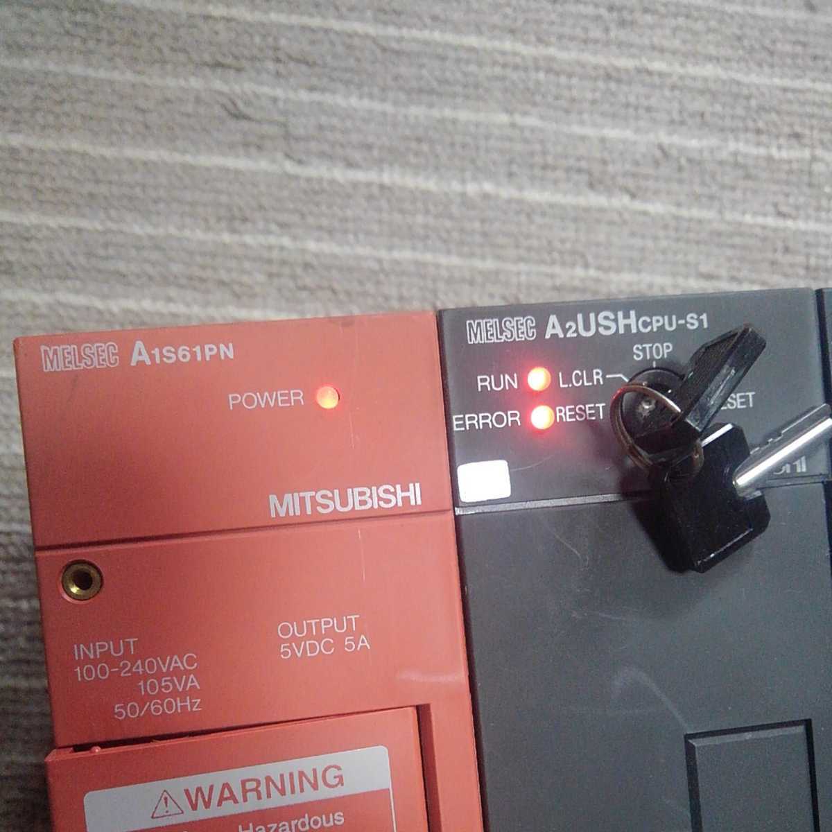 【ください】 三菱電機 A2USHCPU-S1 A1SX41 A1SY40 A1SG60 A1S61PN シーケンサ ブランクユ