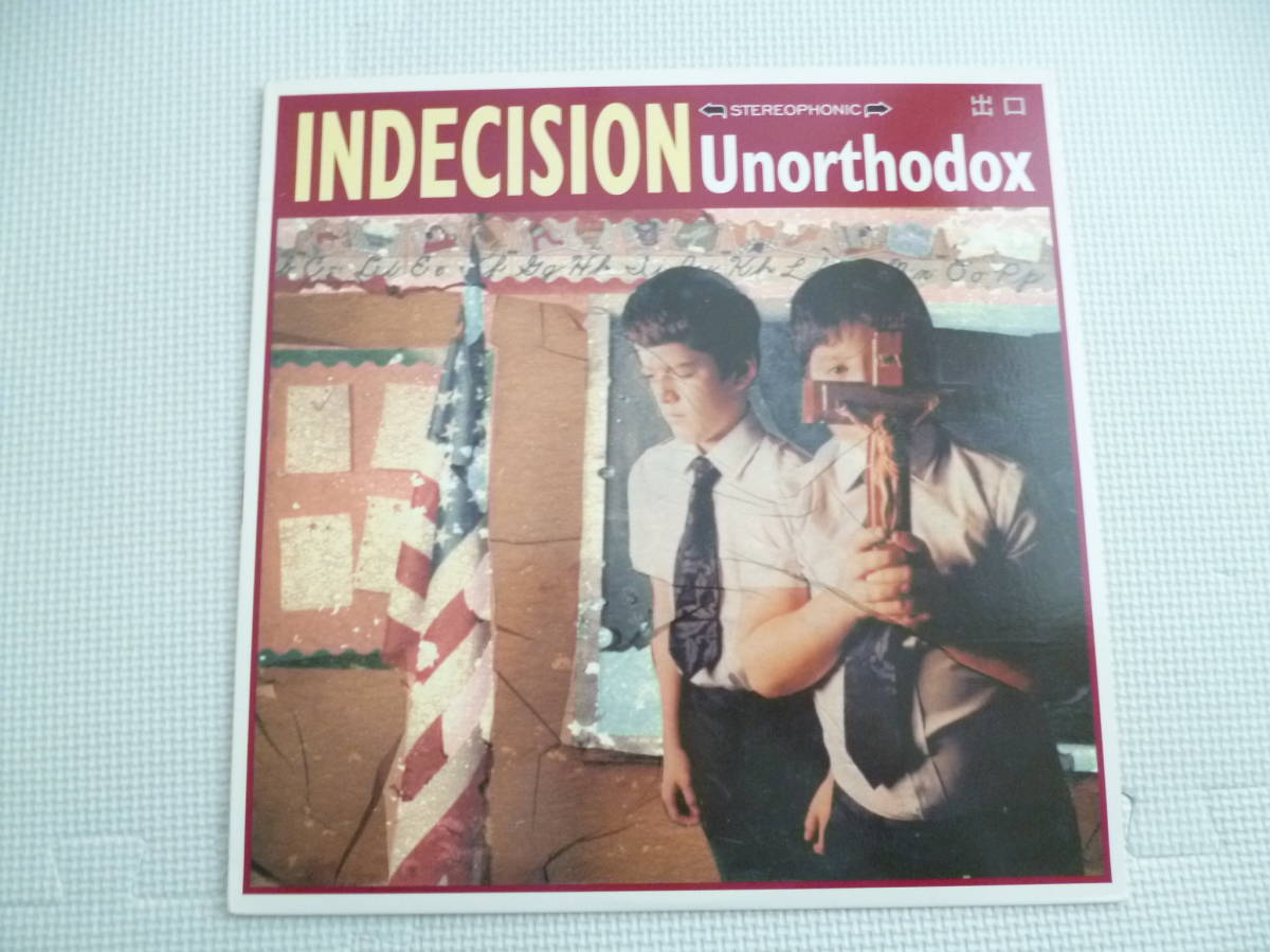 INDECISION / Unorthodox■'96年USオリジナル盤LP nyhc ニューヨークハードコア sfa shai hulud converge morning again strife 108_画像1