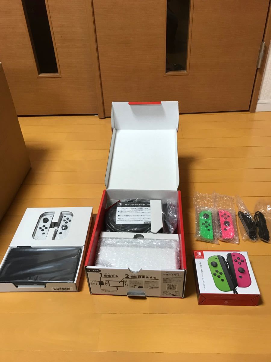 Nintendo Switch本体 有機ELモデル　ホワイト＆Joy-Con