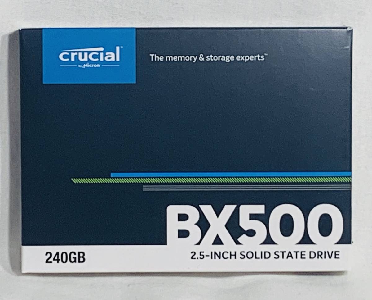 【未使用/未開封】クルーシャル SSD 240GB BX500 SATA3 2.5インチ CT240BX500SSD1 ＋ USB3.0 SSDケース / Crucial_画像3
