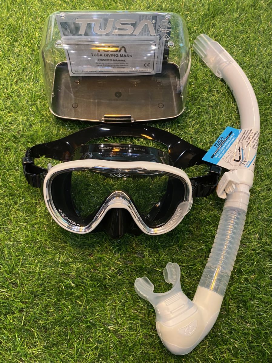 新品 TUSA Tina ダイビング マスク M1002QB W 白 Platina 新品 TUSA Tina ダイビング マスク M1002QB W 白 Platina
