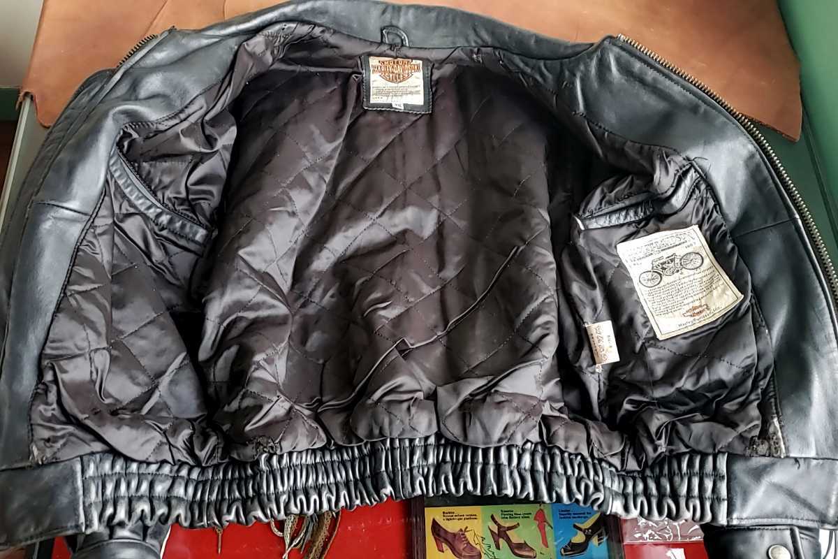 987 HARLEY-DAVIDSON ハーレーダビットソン 革ジャン size38 黒 987 HARLEY-DAVIDSON ハーレーダビットソン 革ジャン size38 黒