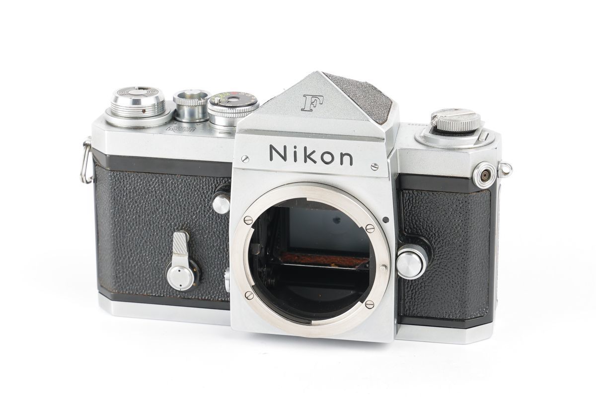 07746cmrk Nikon F アイレベル 640万台 ロクヨンマル + NIKKOR-S Auto 5cm F2 MF一眼レフ フイルムカメラ 標準レンズ_画像7