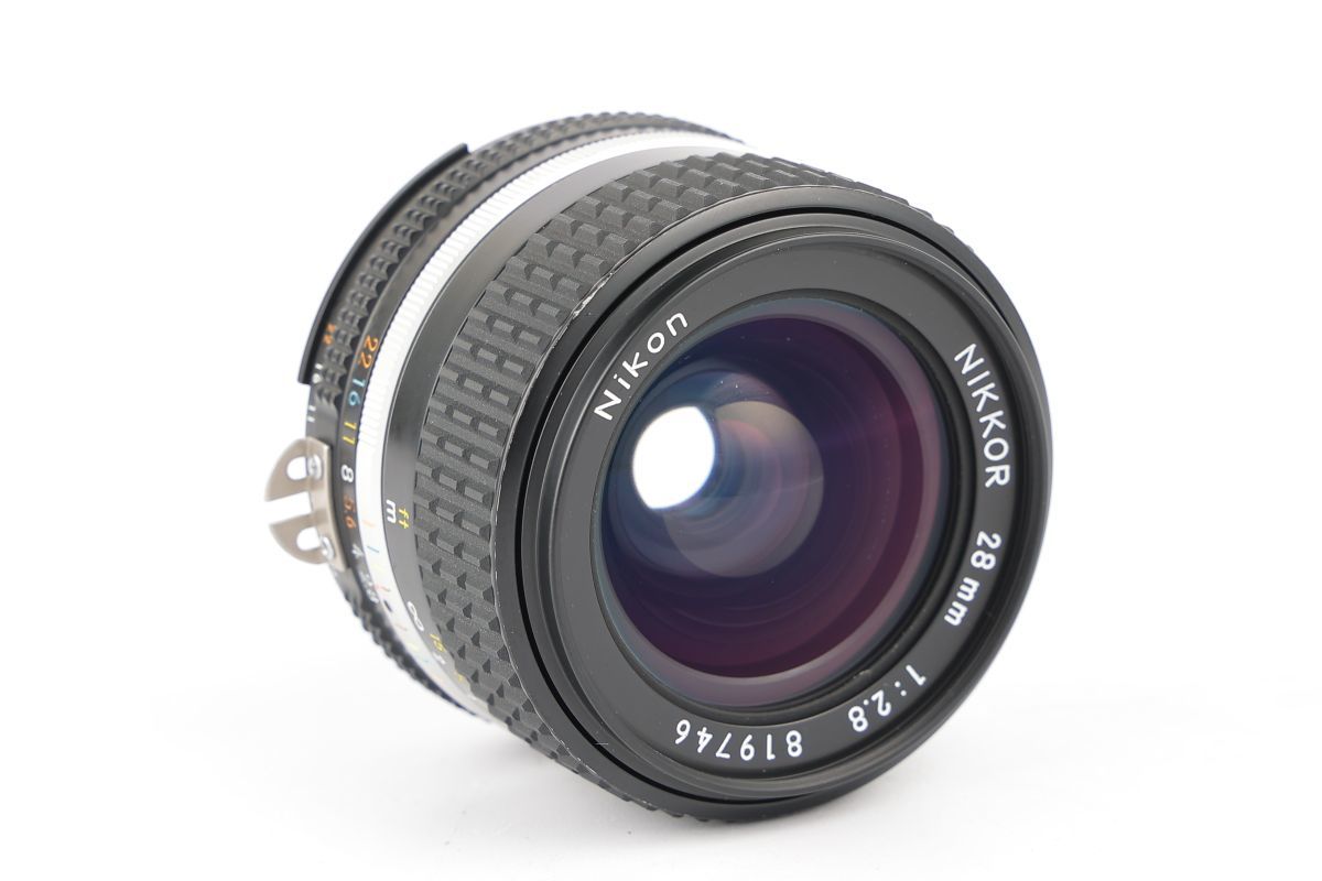 08220cmrk Nikon Ai NIKKOR 28mm F2.8S Ai-S 単焦点 広角レンズ Fマウント_画像9