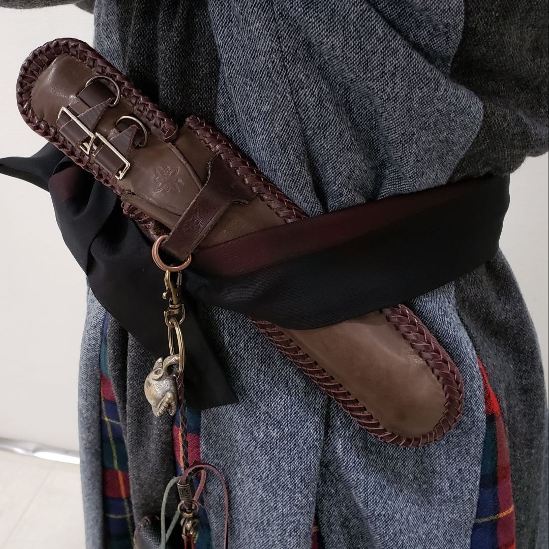 シザーケース 竹家製 ハンドメイド 本革