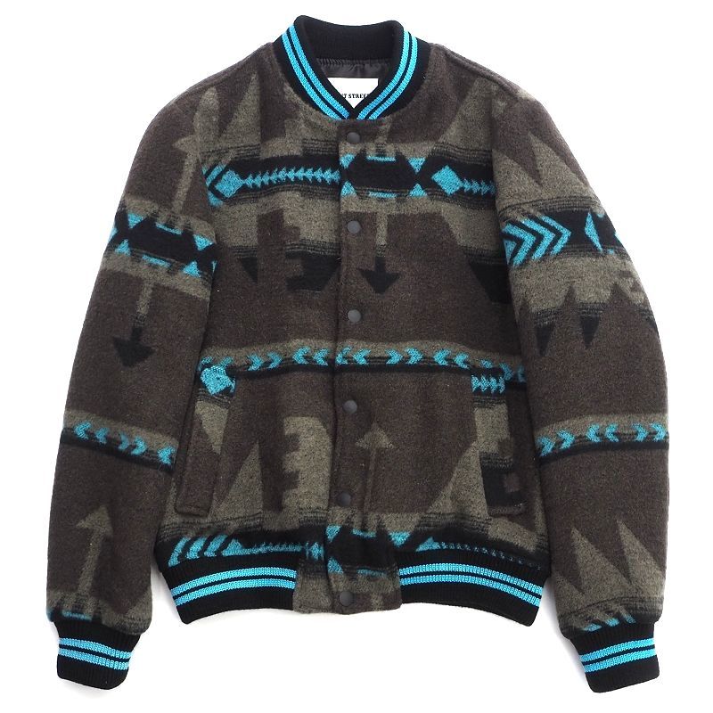 C03328 新品 FRONT STREET 8/ネイティブ柄 ボンバージャケット