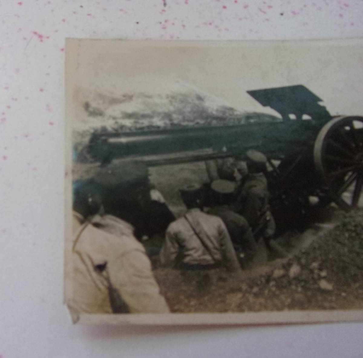 ◆バ-64　日露戦争　支那事変　中国　戦中　生写真　希少　資料館向け　当時物　約13cm×8.8cm_画像3