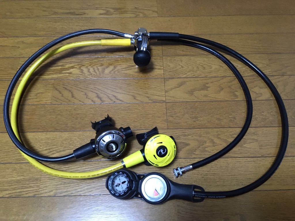 TUSA RS-671 レギュレーター オクトパス ゲージ セット ダイビング