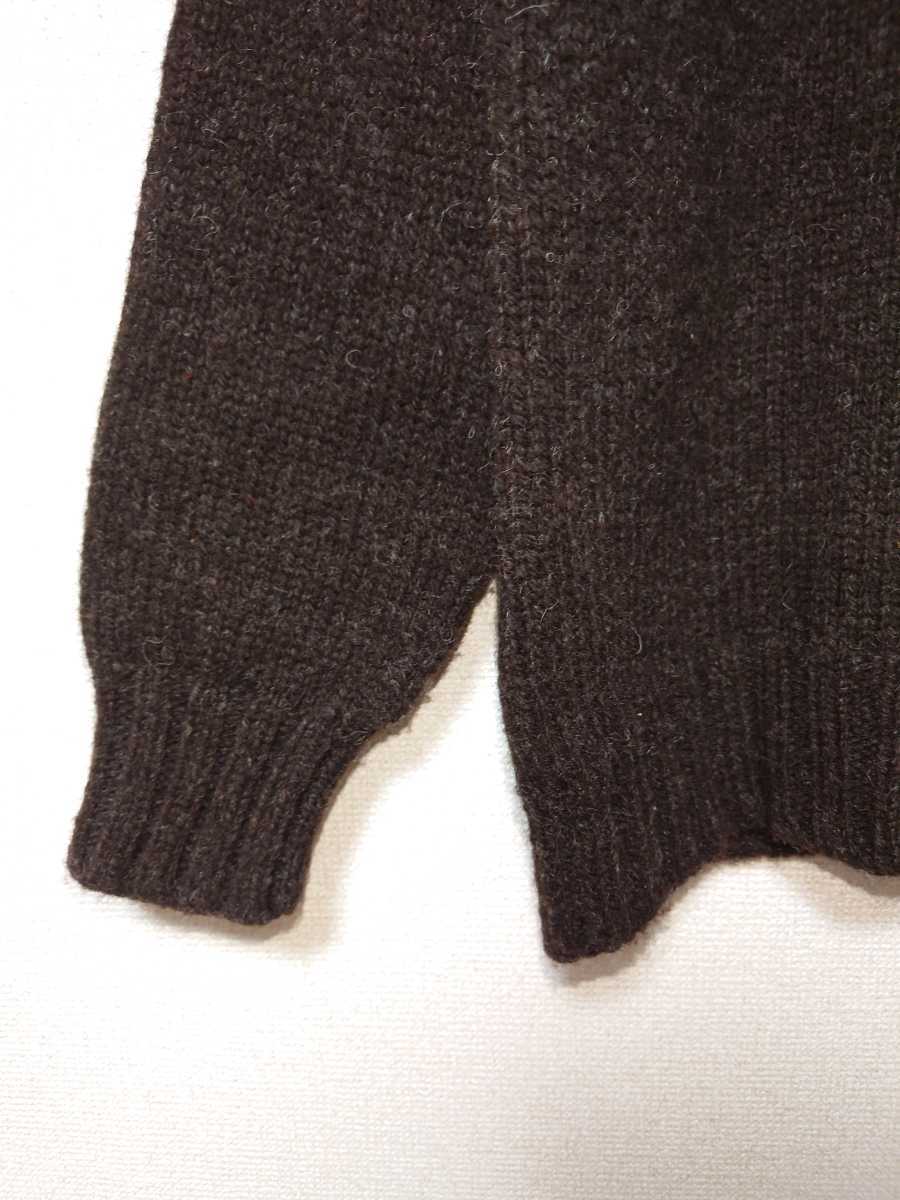 アナトミカ ANATOMICA 3ply タートルネック ニット シェットランド