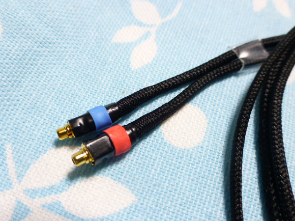 MMCX オーグライン 3.5mm3極 短め 80cm ( 2.5mm4極 4.4mm5極 対応可) ストレートダウン Shure JVC FD01 FD02 FX1100 Westone Campfire_画像2