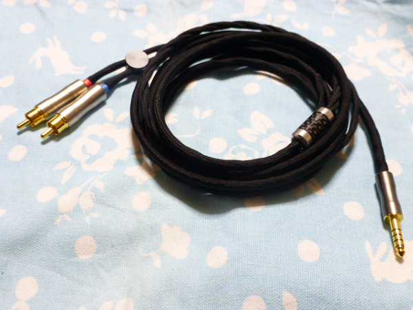 セットアップ ライン入力 RCA×2 → DX220MAX R2R2000 4.4mm5極 MOGAMI