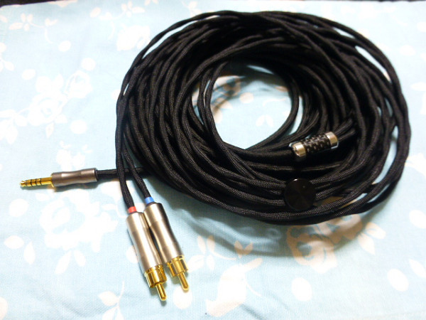 WEB限定】 ライン入力 RCA×2 → DX220MAX R2R2000 4.4mm5極 MOGAMI DAC