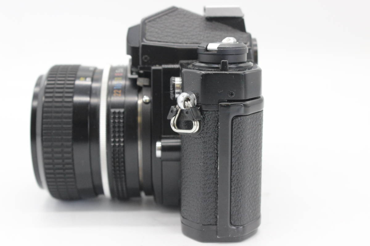 ★良品★ ニコン Nikon FM ブラック New Nikkor 35mm F2.8 ボディ レンズセット M235_画像3