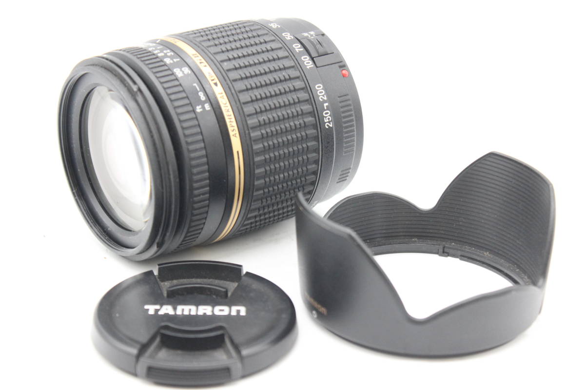★訳あり特価★ タムロン Tamron DI II ASPHERICAL LD AF 18-250mm F3.5-6.3 Macro A18 キャノンマウント レンズ M159_画像1