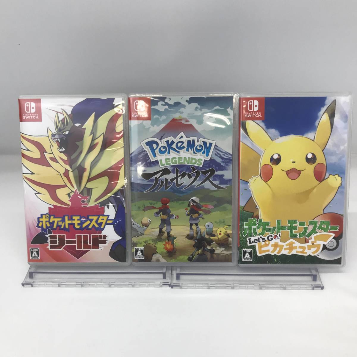 T8444 ☆1円～【SW】Nintendo Switch ソフト3本セット「ポケモン シールド/アルセウス/ピカチュウ」 中古品 ◎レターパック発送可◎  product details | Yahoo! Auctions Japan proxy bidding and shopping service  | FROM JAPAN