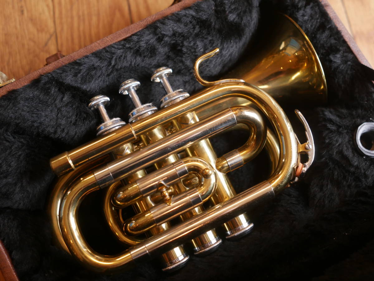 ◇THE MARCATO Sophia Series ポケットトランペット USED品 ケース付属