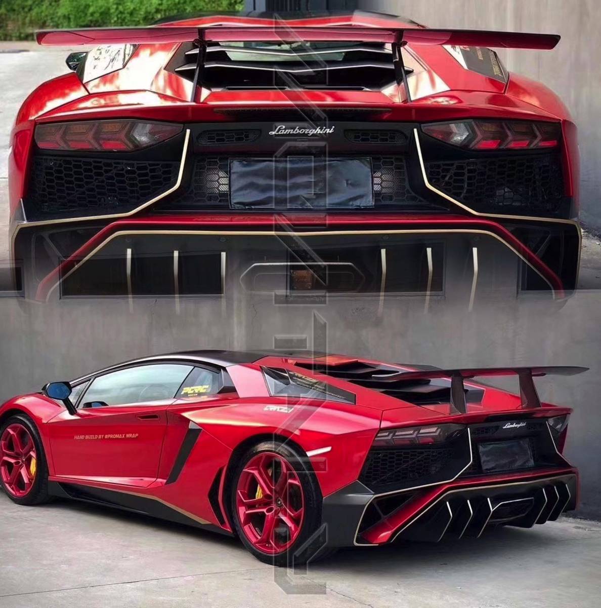最安値・最高品質FRP製Lamborghiniランボルギーニアヴェンタドール対応