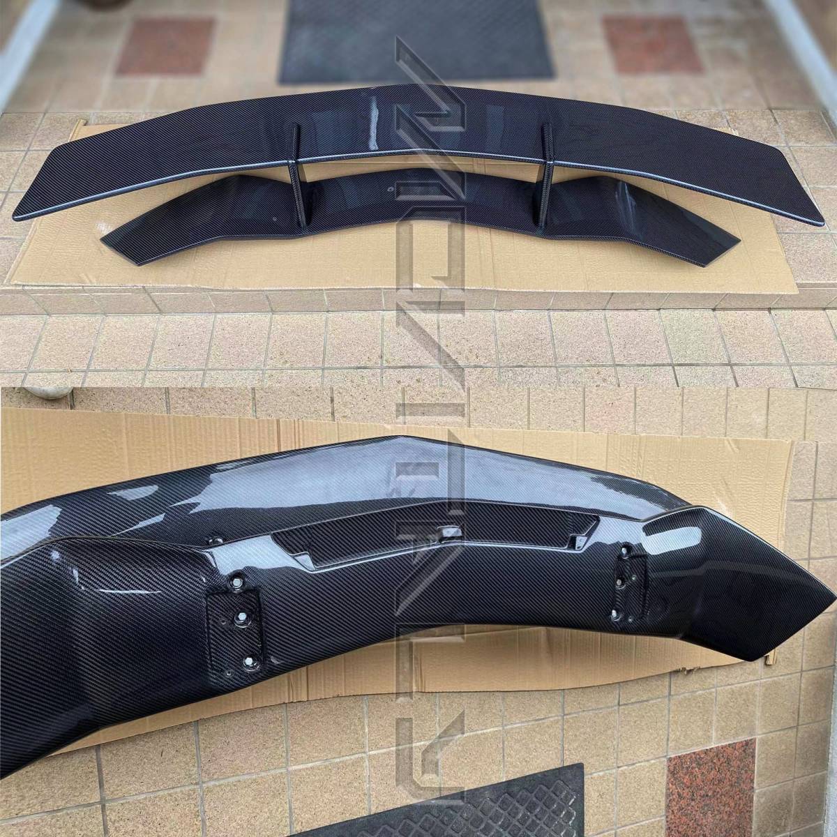 #最安値・最高品質カーボンファイバー製Lamborghiniランボルギーニアヴェンタドール対応SVスタイルリアウイングセット_画像6
