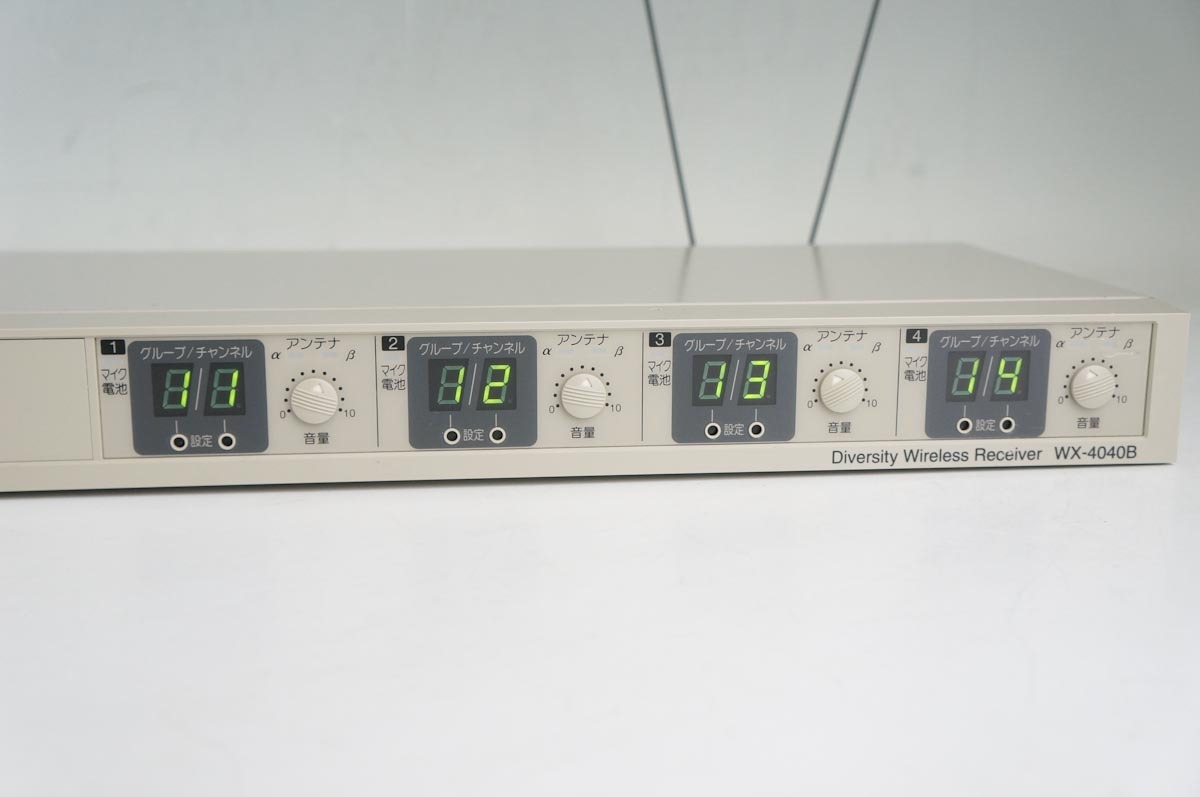 感謝価格 受信 Y5)PanasonicパナソニックWX-4040ダイバシティ
