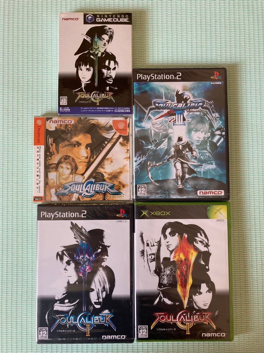 PS2 ソウルキャリバー3 PS2/XBOX/GC ソウルキャリバー2 DC PS2 ソウルキャリバー3 PS2/XBOX/GC ソウルキャリバー2 DC