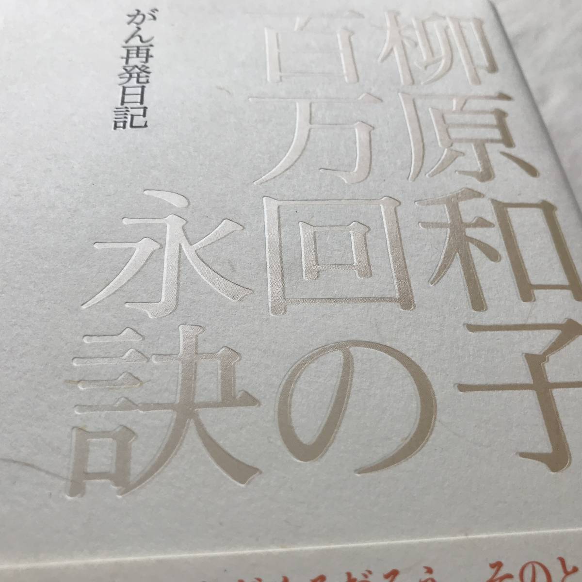 百万回の永訣――がん再発日記 柳原和子 中央公論新社 2006年3刷 帯付き 生きた記録650日_画像10