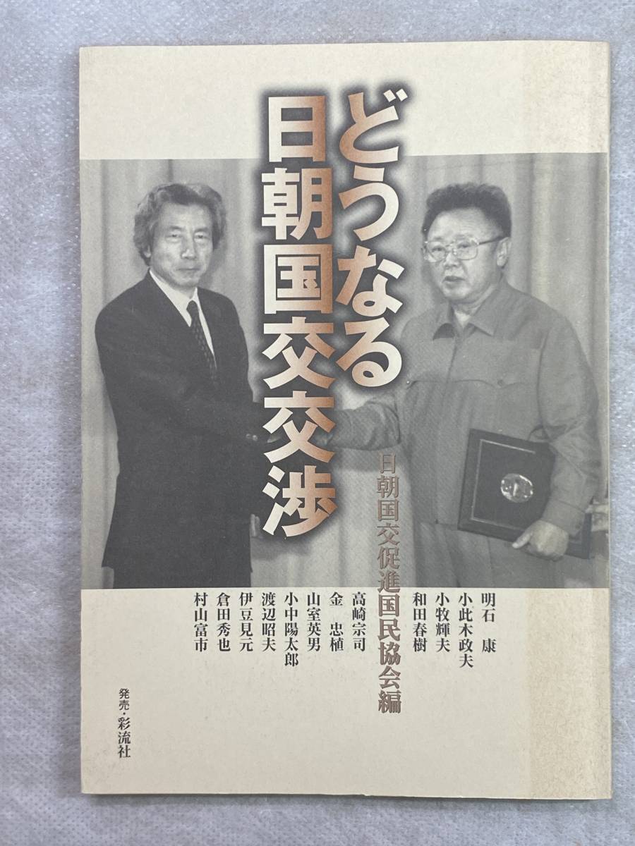 どうなる日朝国交交渉 日朝国交促進国民協会編 2003年2月第1刷 彩流社