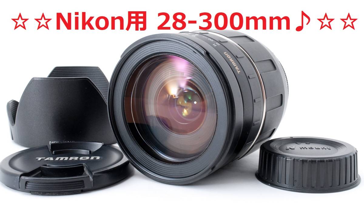 お得な特別割引価格） 28-300mm Nikon タムロン 広角～超望遠までOK‼