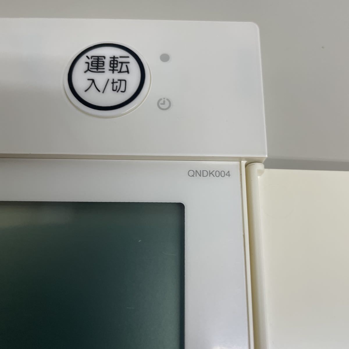 (355)床暖房リモコン Fユカコントロ-ラC-R60 QNDK004 QNDK254 通電動作未確認 中古 ジャンク品_画像4