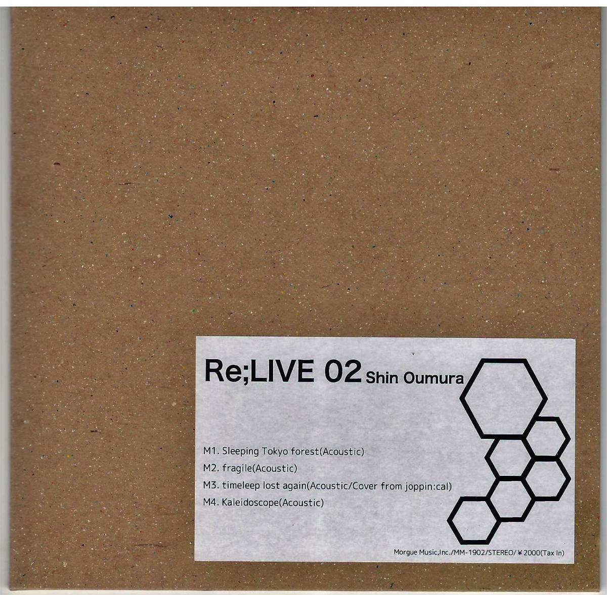 桜村眞「Re;LIVE」「Re;LIVE 02」2枚セット 送料込 CD 町屋 m:a.ture 和楽器バンド Shin Oumura_画像2