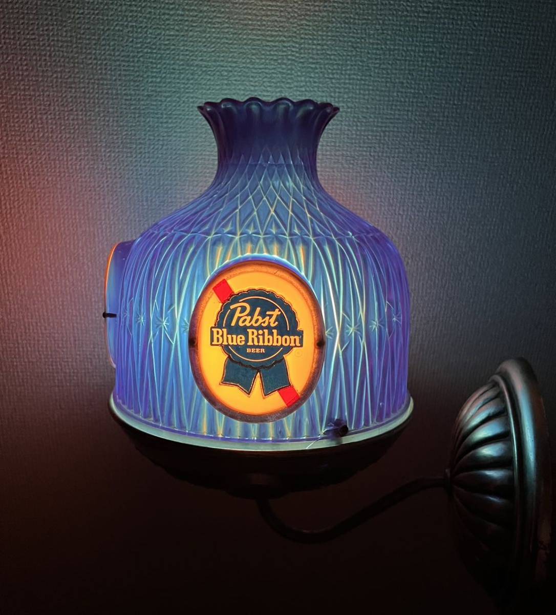 Pabst Blue Ribbon 壁掛け 照明 パブスト ビール ライト ランプ
