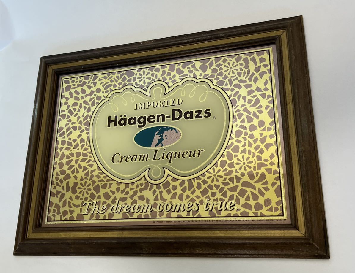 haagen-dazsハーゲンダッツ パブミラー ビンテージ 広告 鏡 販売 haagen-dazsハーゲンダッツ パブミラー ビンテージ 広告 鏡 販売