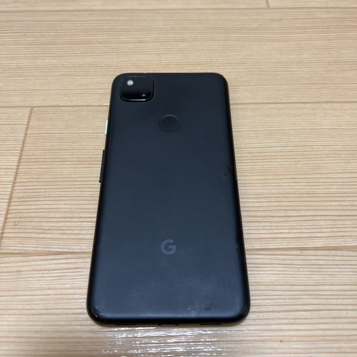 1円スタート Google Pixel 4a 128GB SIMフリー 画面割 ブラック 