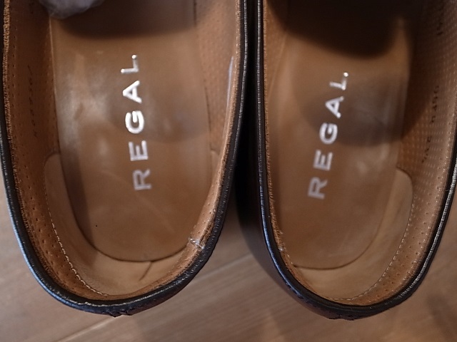 日本製 REGAL リーガル 革靴 ローファー レザーシューズ 茶 約23.5ｃｍの画像6