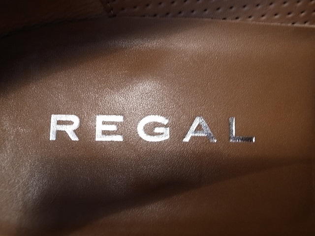 日本製 REGAL リーガル 革靴 ローファー レザーシューズ 茶 約23.5ｃｍの画像7