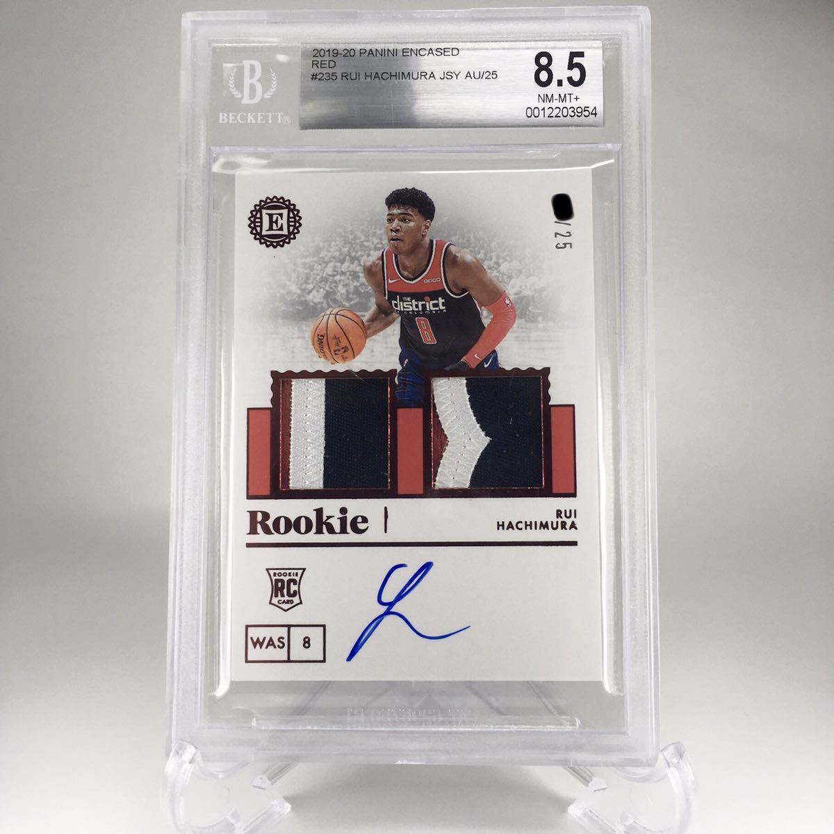 2019-20 Rui Hachimura RC Auto 八村塁-