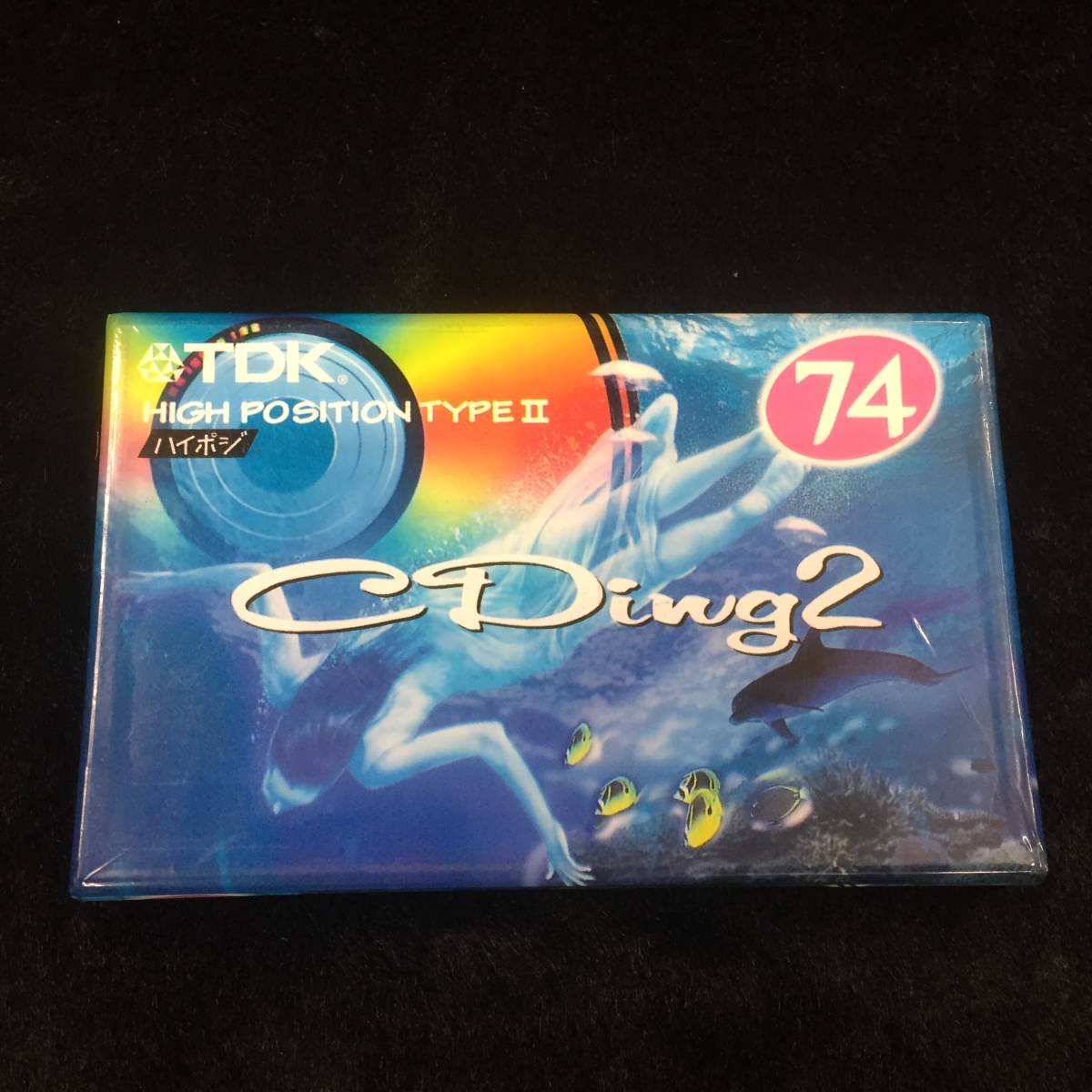 TDK テープCD2-74R [Cding2 ハイポジション用カセット 74分]未使用