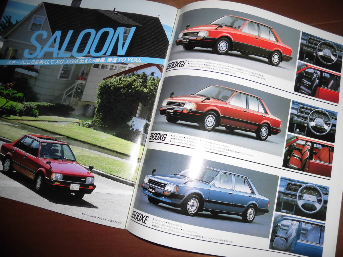  Familia [BD series latter term catalog only Showa era 58 year 1 month 44 page ] hatchback & saloon XGi other north large ...