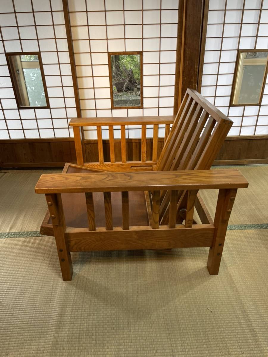 L.L.Bean Futon フートン 1人掛け ソファ 1P 木製フレーム