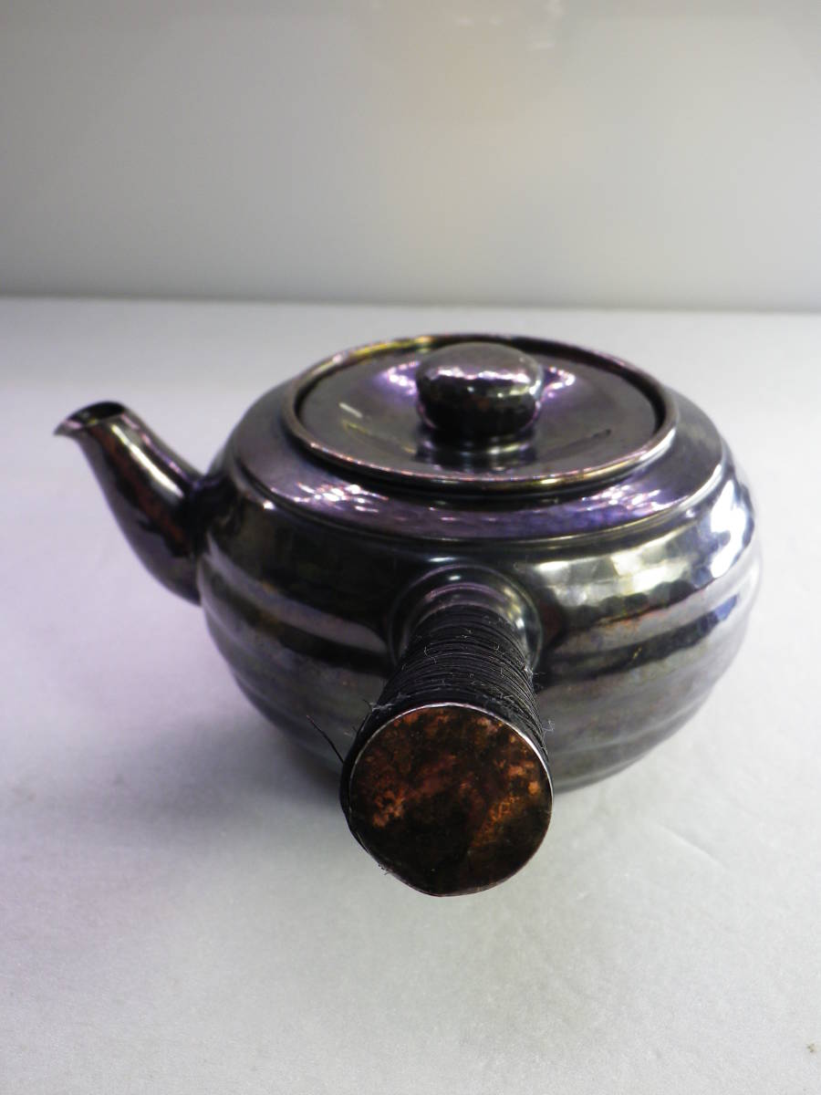 ◎【巧益造いぶし銀:銅製横手急須:煎茶道具】◎ | investigacion