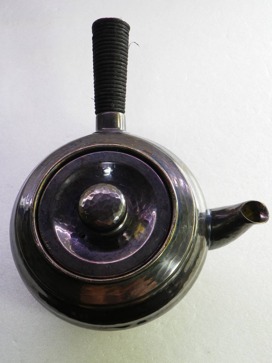 ◎【巧益造いぶし銀:銅製横手急須:煎茶道具】◎ | investigacion