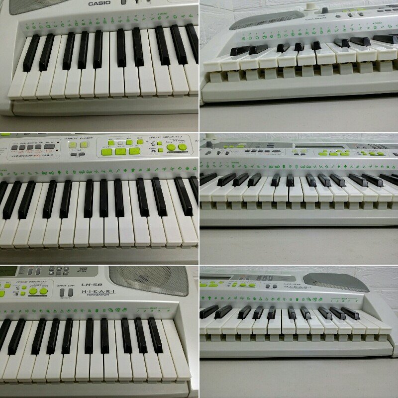 CASIO カシオ 光ナビゲーションキーボード LK-58 デジタルピアノ 電子ピアノ _画像3