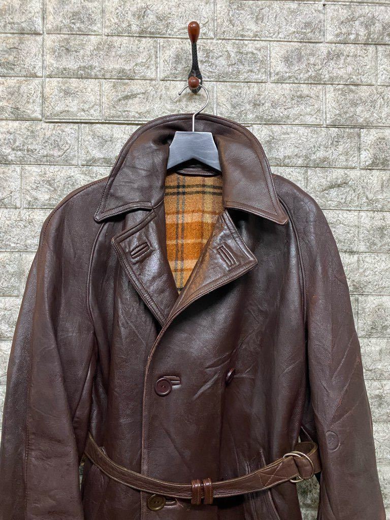 良品 FRANCE Vintage フランス パイロット レザー ヴィンテージ
