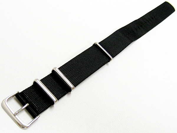  world . popular NATO type * military * Army * nylon strap * clock belt * black * black 22mm